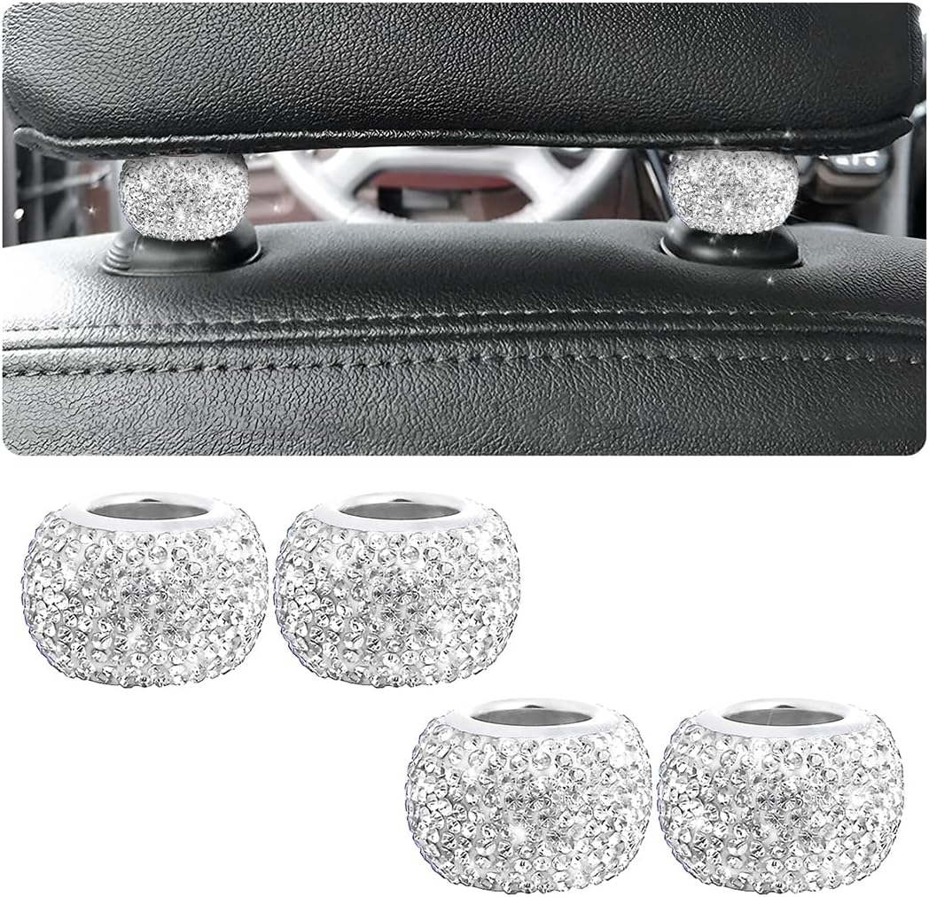 Bling Up Your Ride with Diamond Headrest Collars
