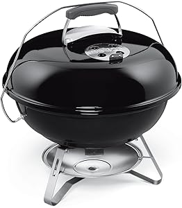 Weber Jumbo Joe Charcoal Grill 18 Inch for Portable Grilling