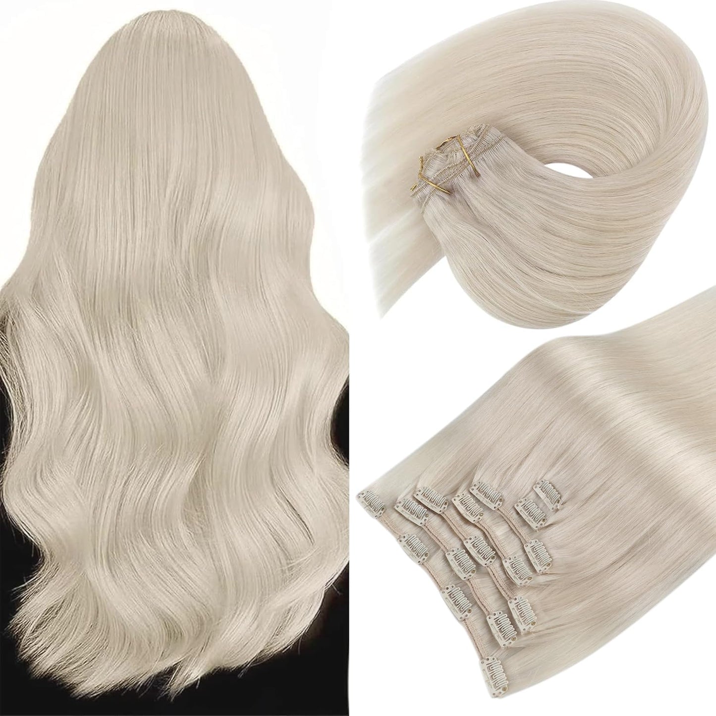Sunny Hair Clip in Hair Extensions for Natural Look and Comfort