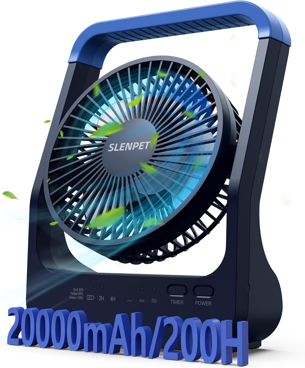 SLENPET 20000mAh Battery Powered Portable Fan for All Needs