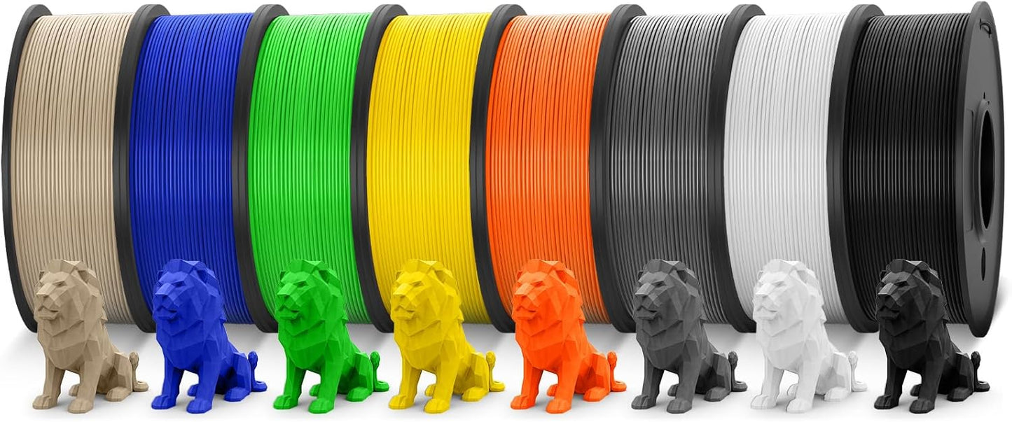 JAYO PLA+ Filament Bundle 1.75mm for 3D Printing Projects