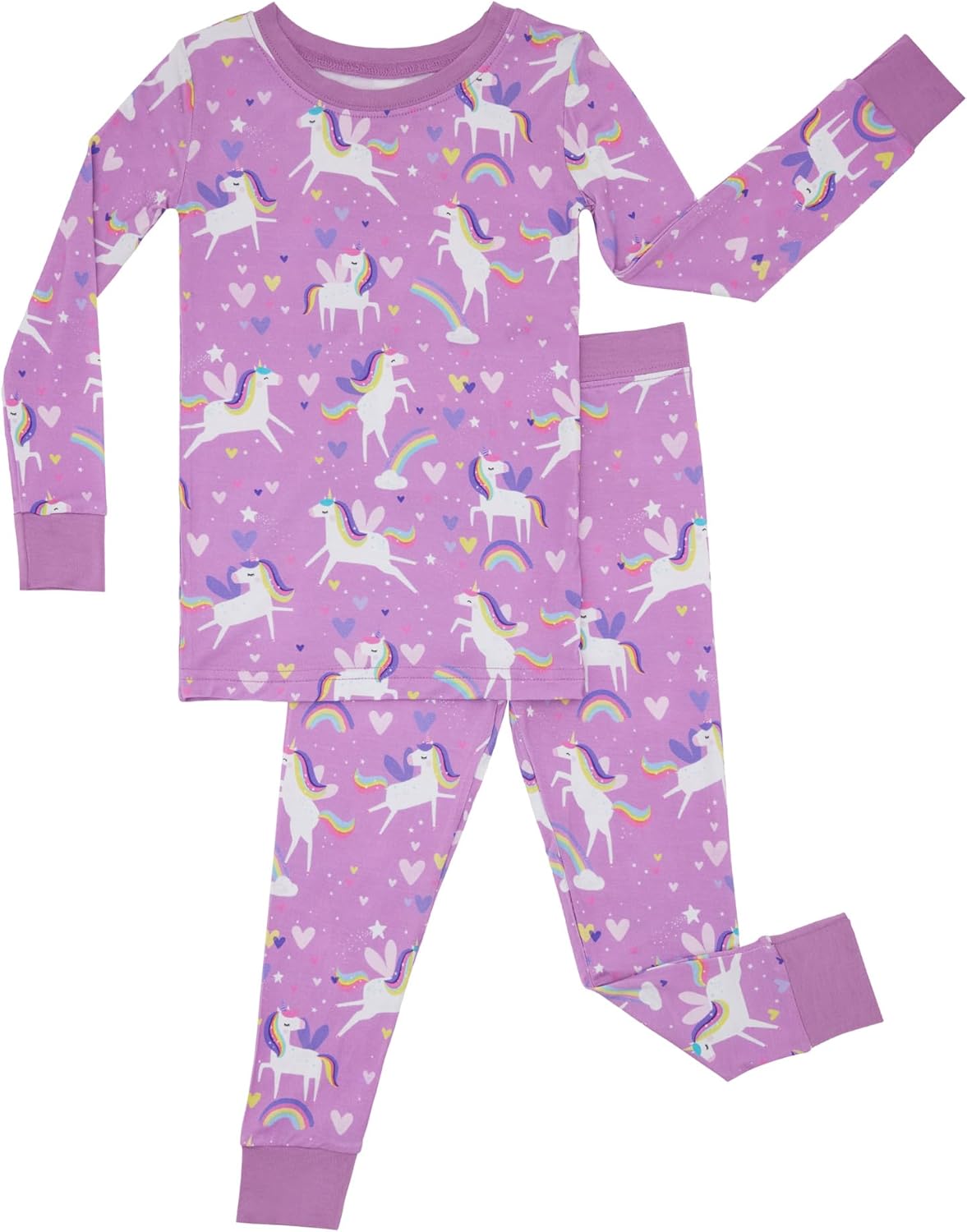 Little Sleepies Two-Piece Pajama Set for Kids, Soft & Cozy