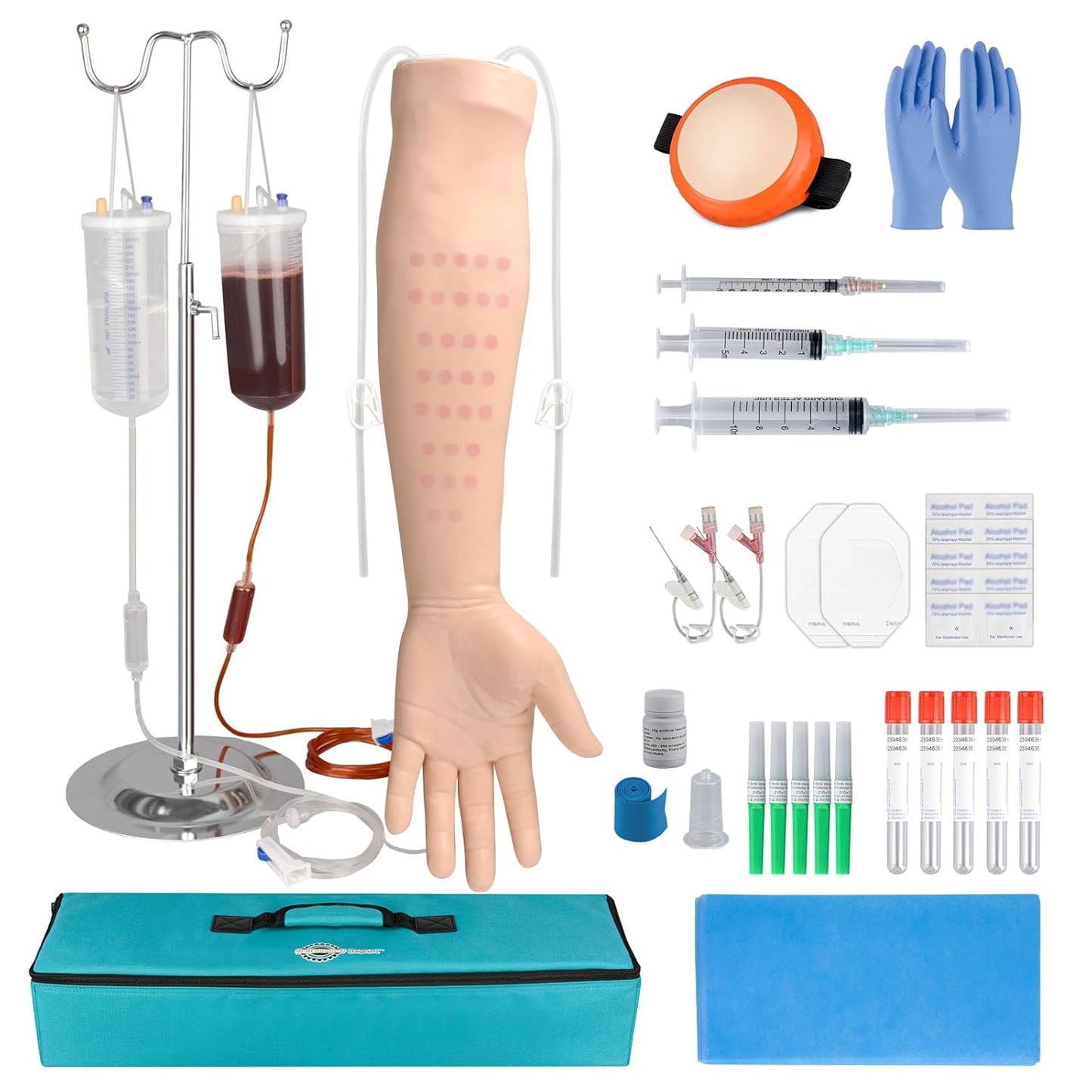 MedEduQuest Intravenous Practice Arm Kit for Nursing Students