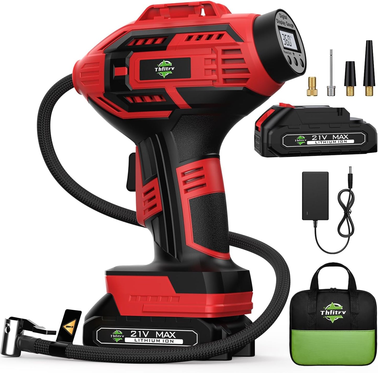 Portable Tire Inflator - Fast 150 PSI Pump