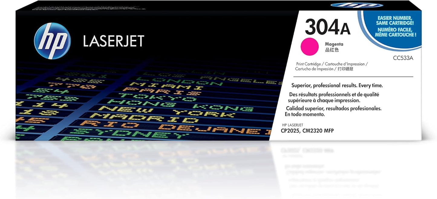 Vibrant Magenta Toner for HP Color LaserJet