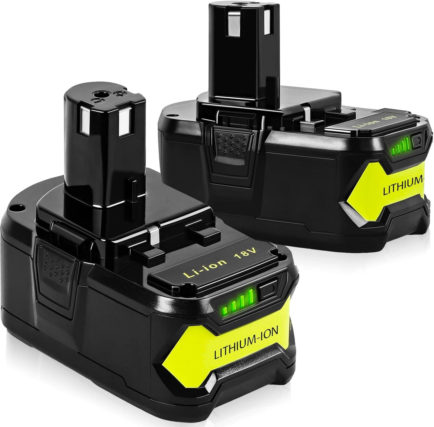 Upgrade 2 Pack 18V 6.0Ah Replacement Battery for Ryobi ONE