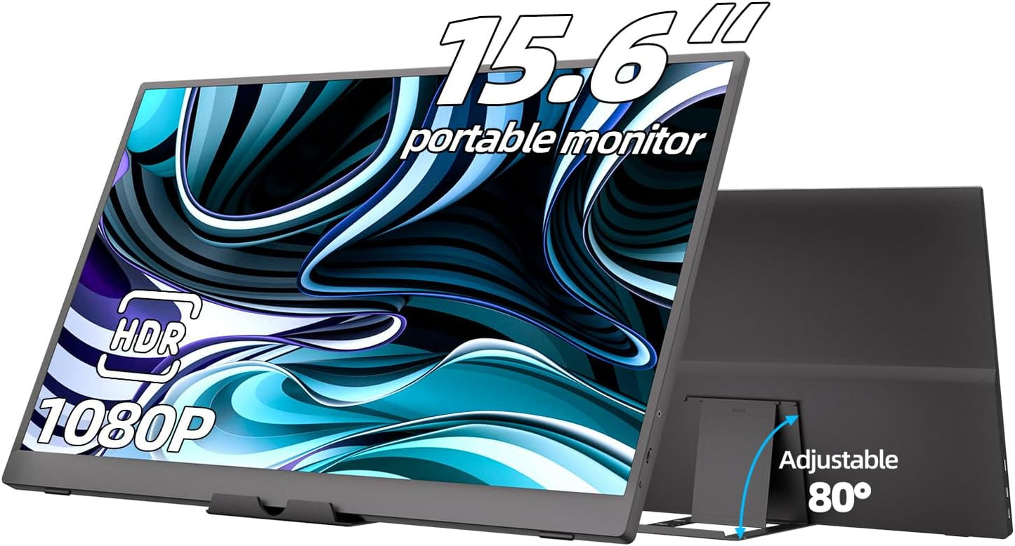 Portable 15.6 FMC Monitor: Dual Screen on-the-go!