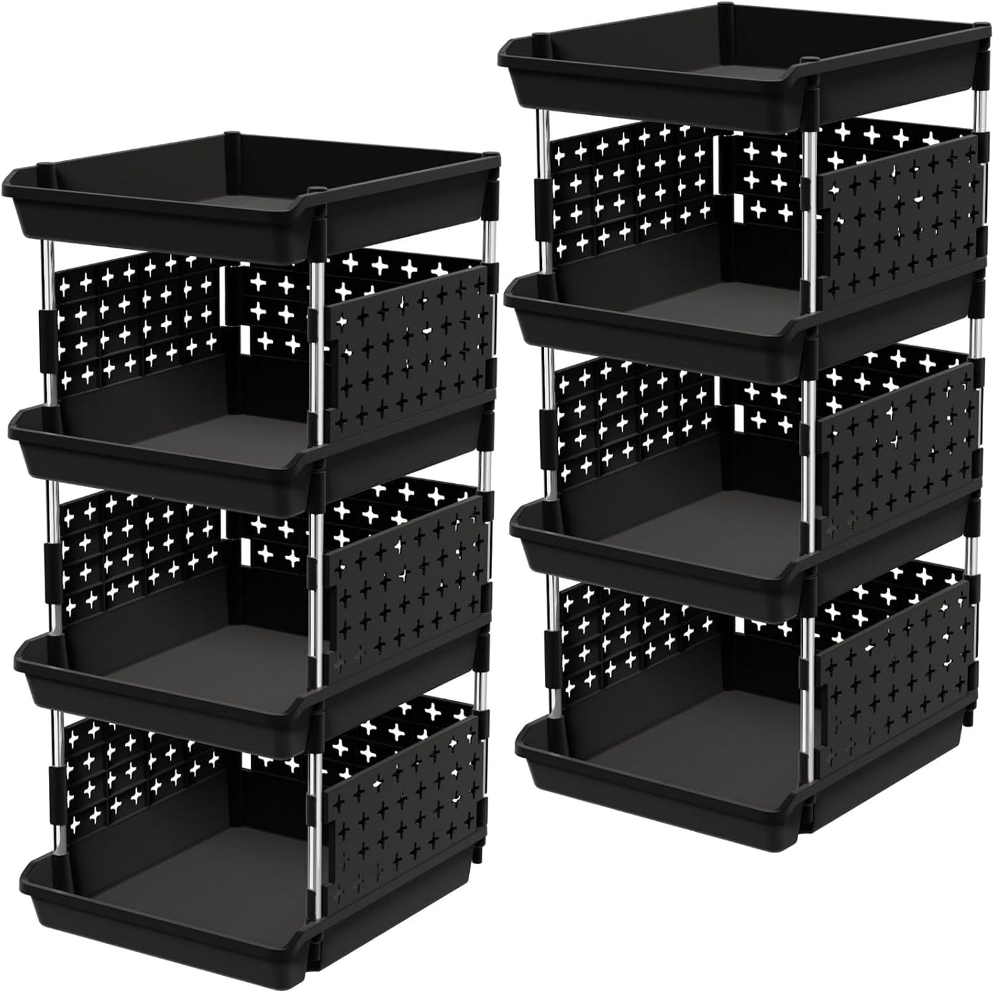 Lifewit Stackable Storage Baskets for Efficient Organization