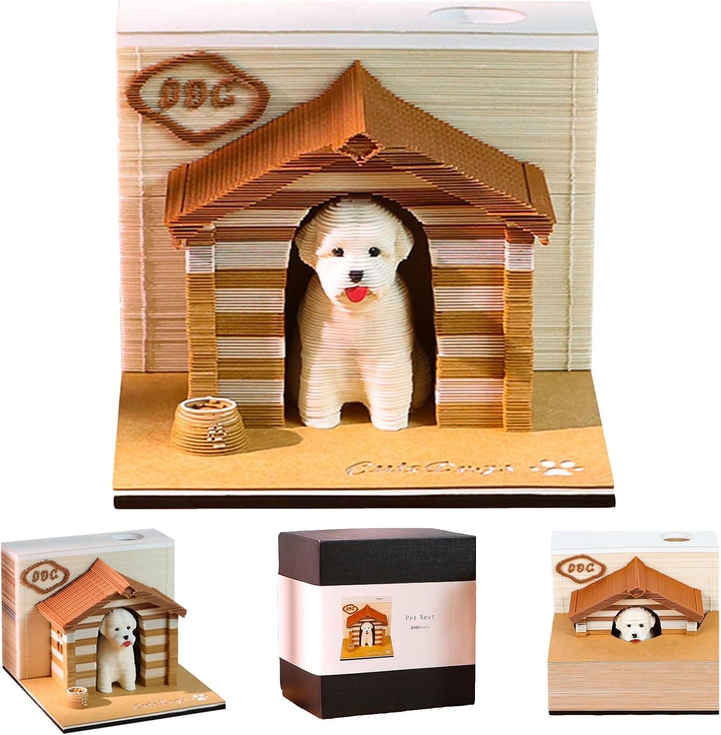 3D Memo Pad Time Piece Calendar 2026 for Creative Desk Decor