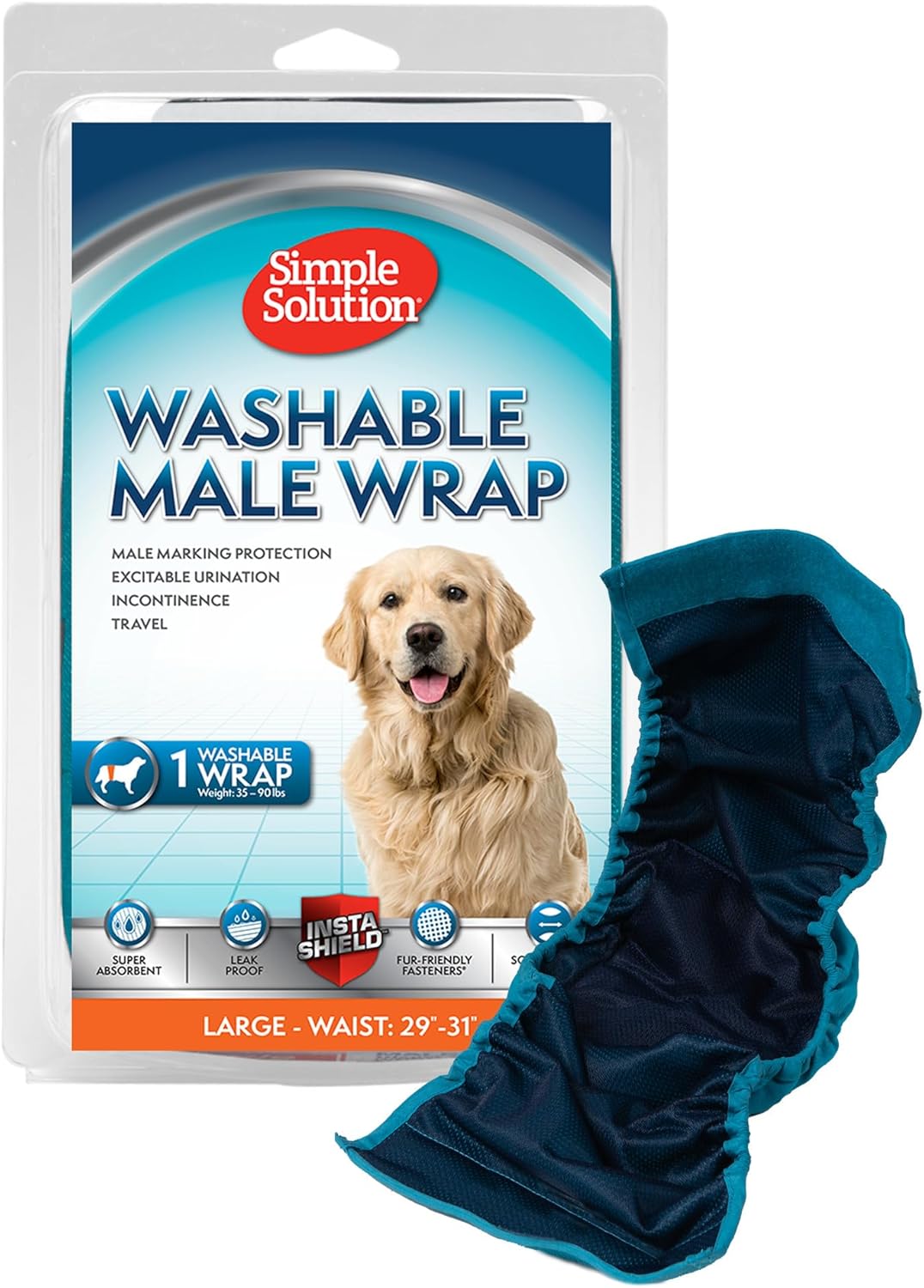 Leak-Proof Washable Male Dog Wraps