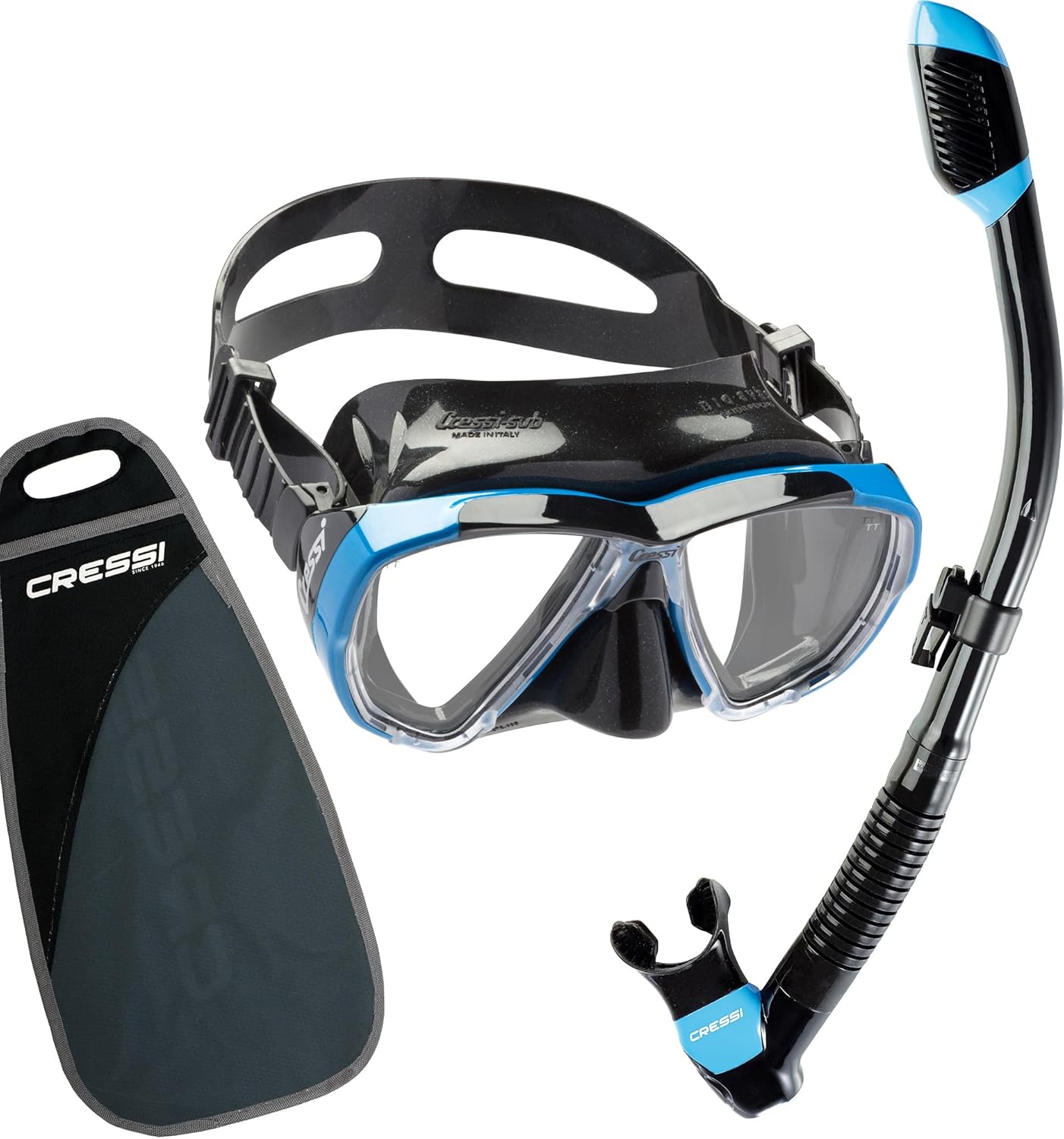 Cressi Adult Snorkeling Set - Big Eyes & Supernova Dry