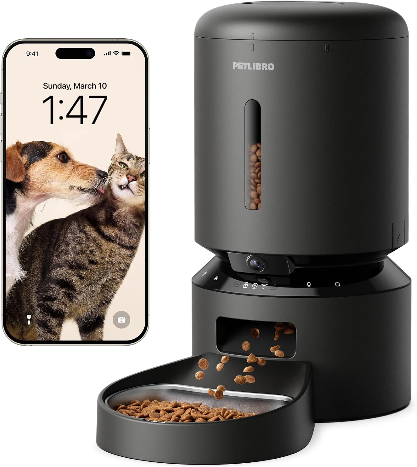 PETLIBRO Automatic Cat Feeder with Camera and Two-Way Audio