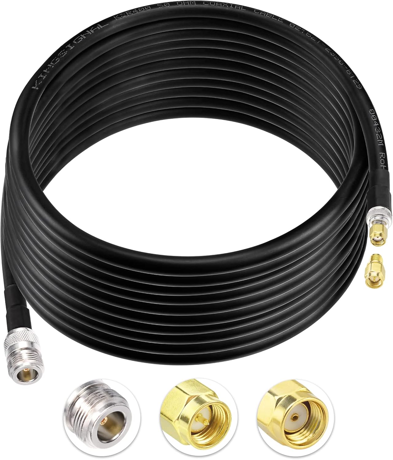 Bingfu Lora Antenna 20ft Ultra Low Loss RF Extension Cable