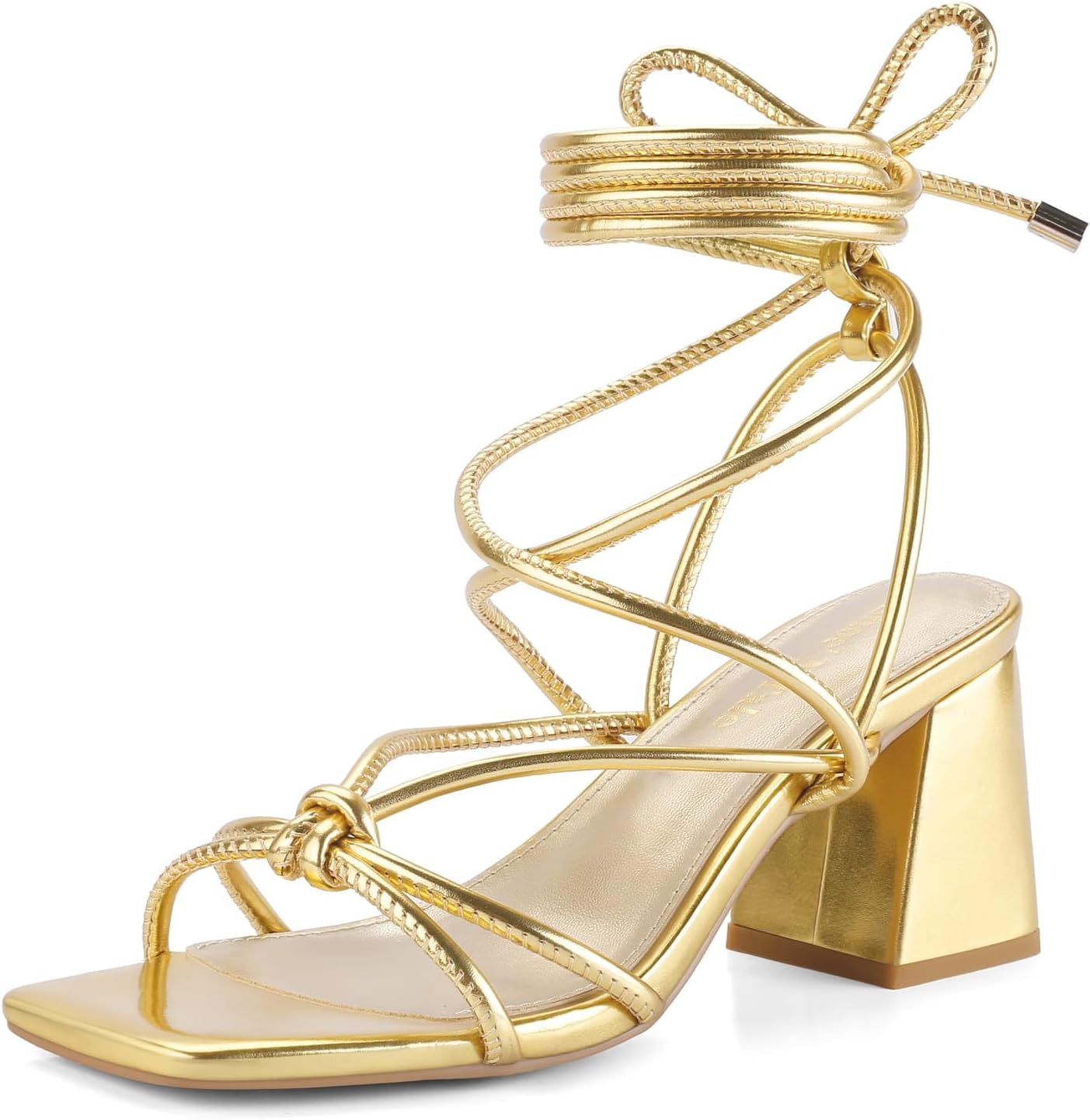 Shoe'N Tale Lace Up Heels for Women: Stylish Gladiator Sandals