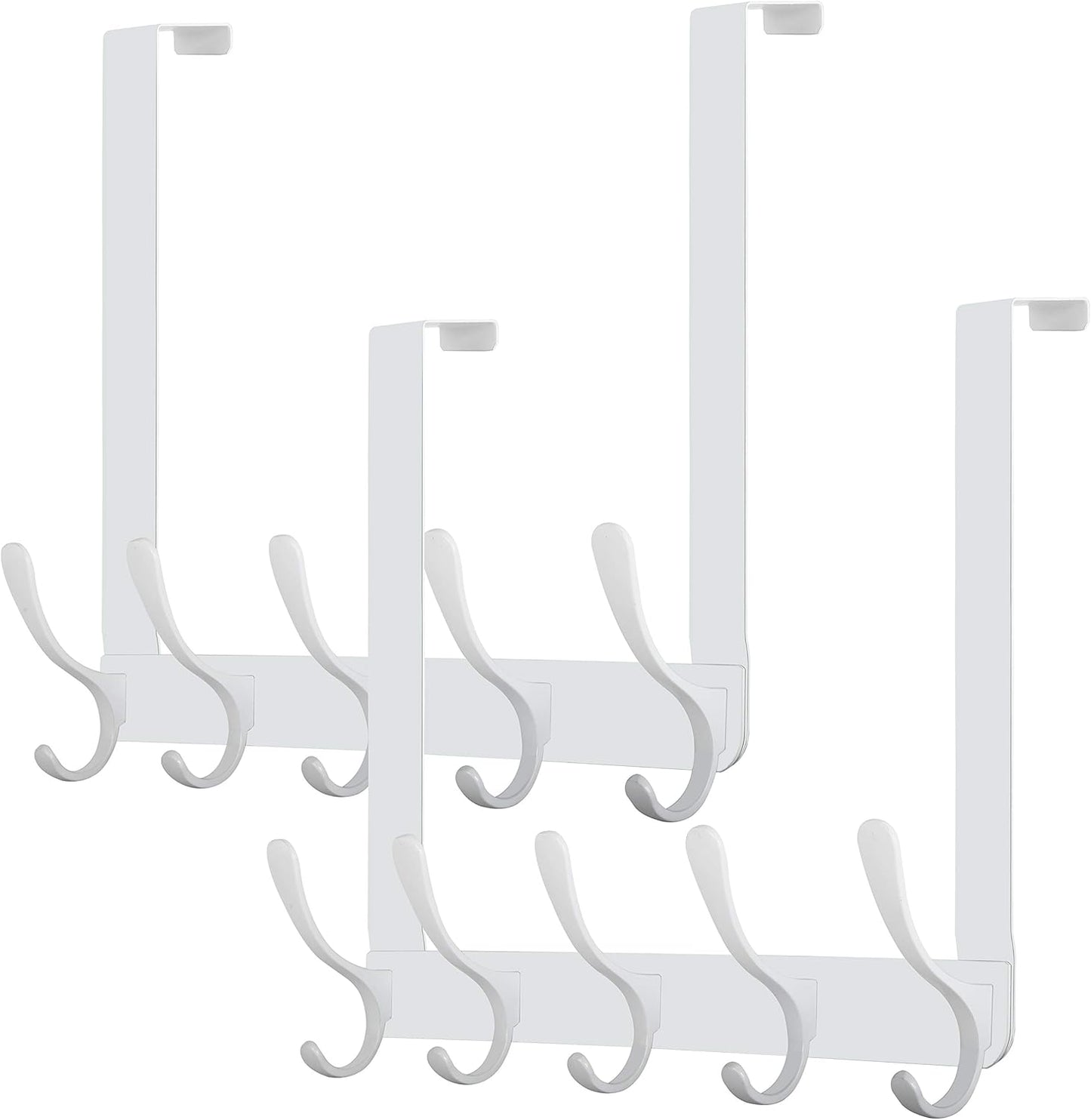 WEBI Over The Door Hook with 5 Coat Hooks for Easy Hanging