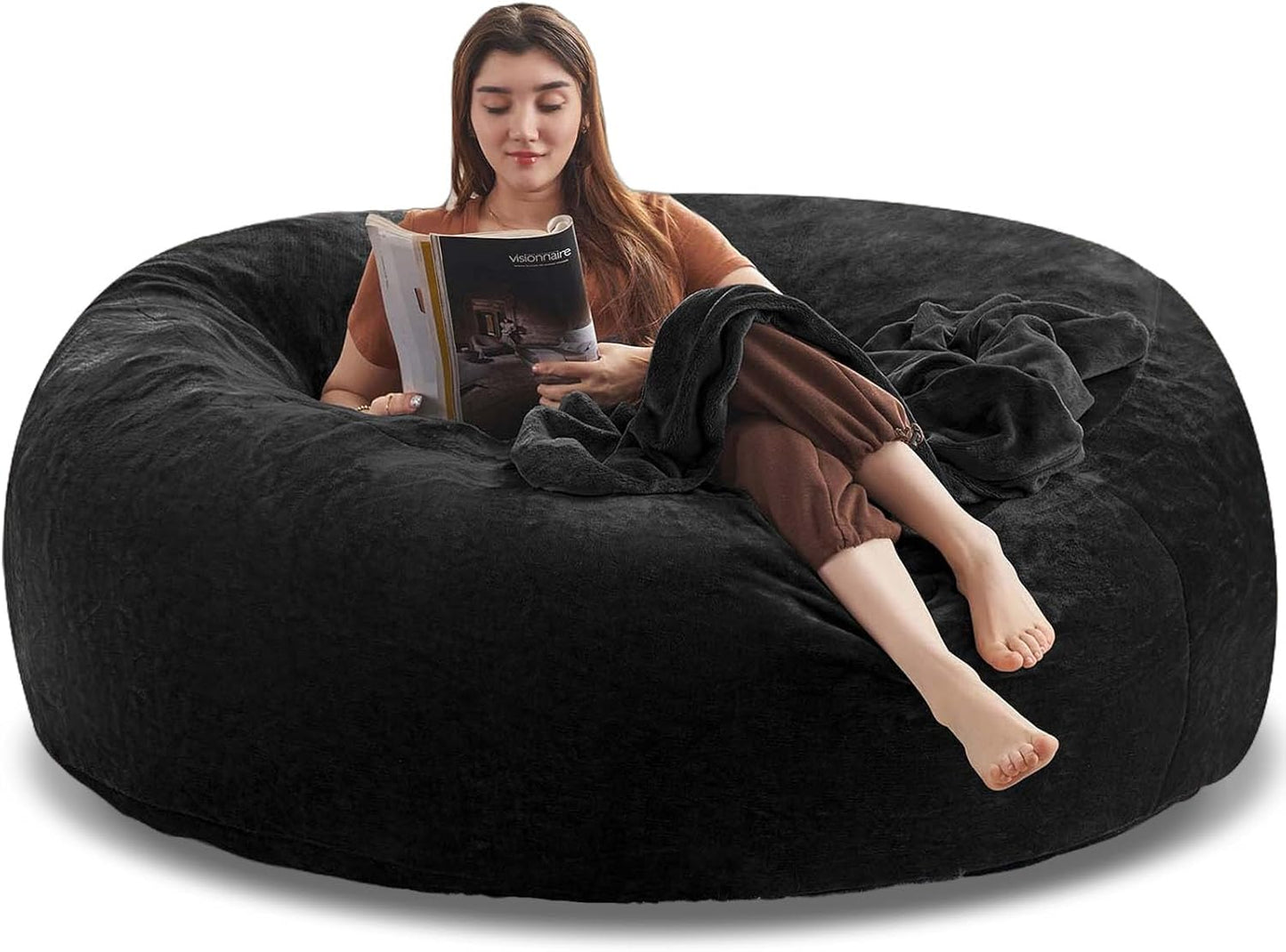 5FT Memory Foam Bean Bag - Ultimate Comfort!