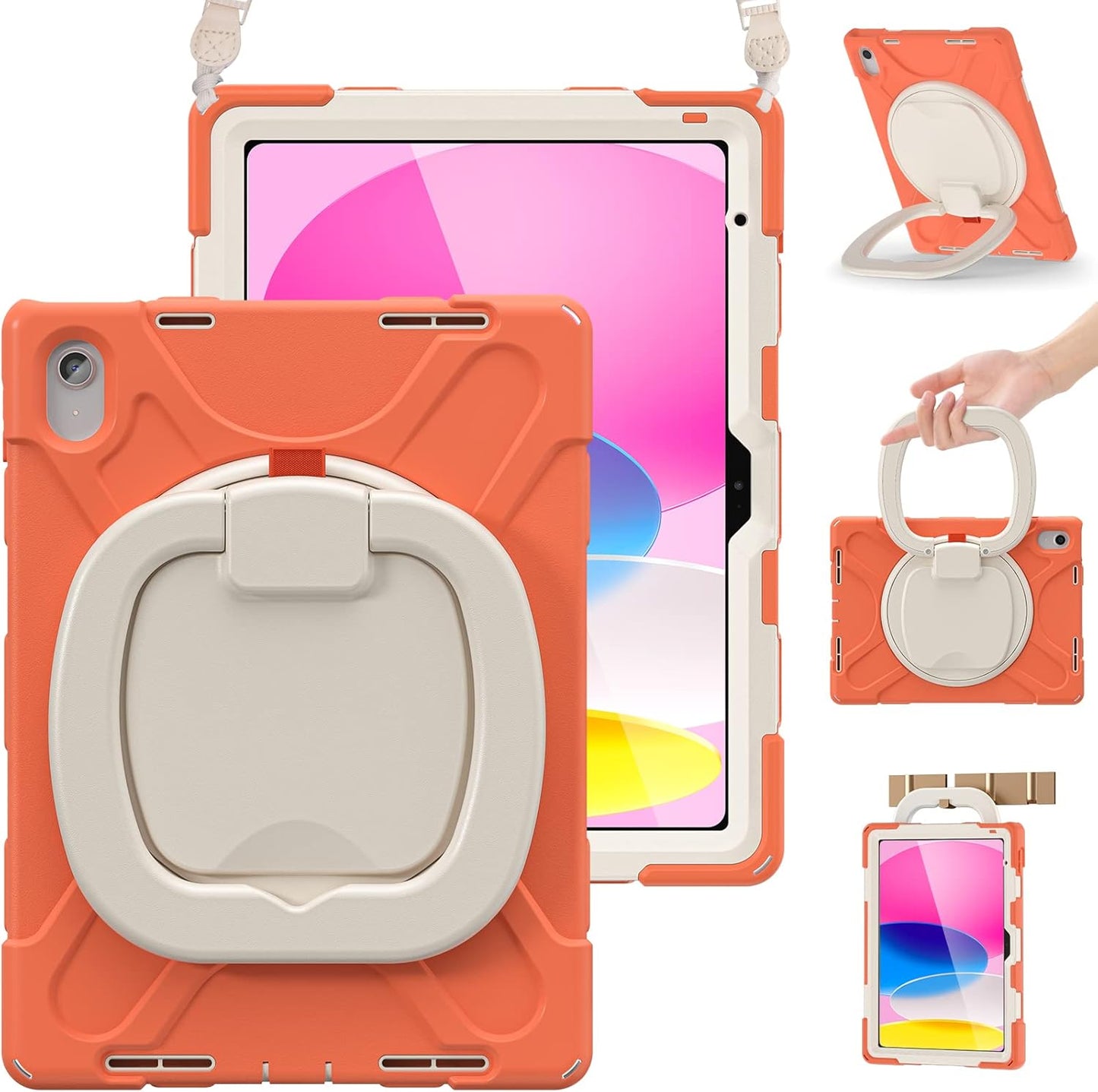BRAECN Kids Case for iPad A16 11th/10th Gen with Stand