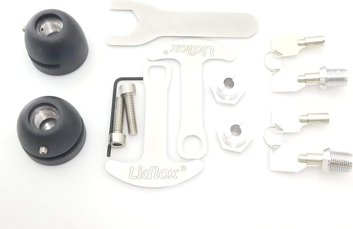 Lidlox Bar End Helmet Locks - Secure Your Helmet Easily!