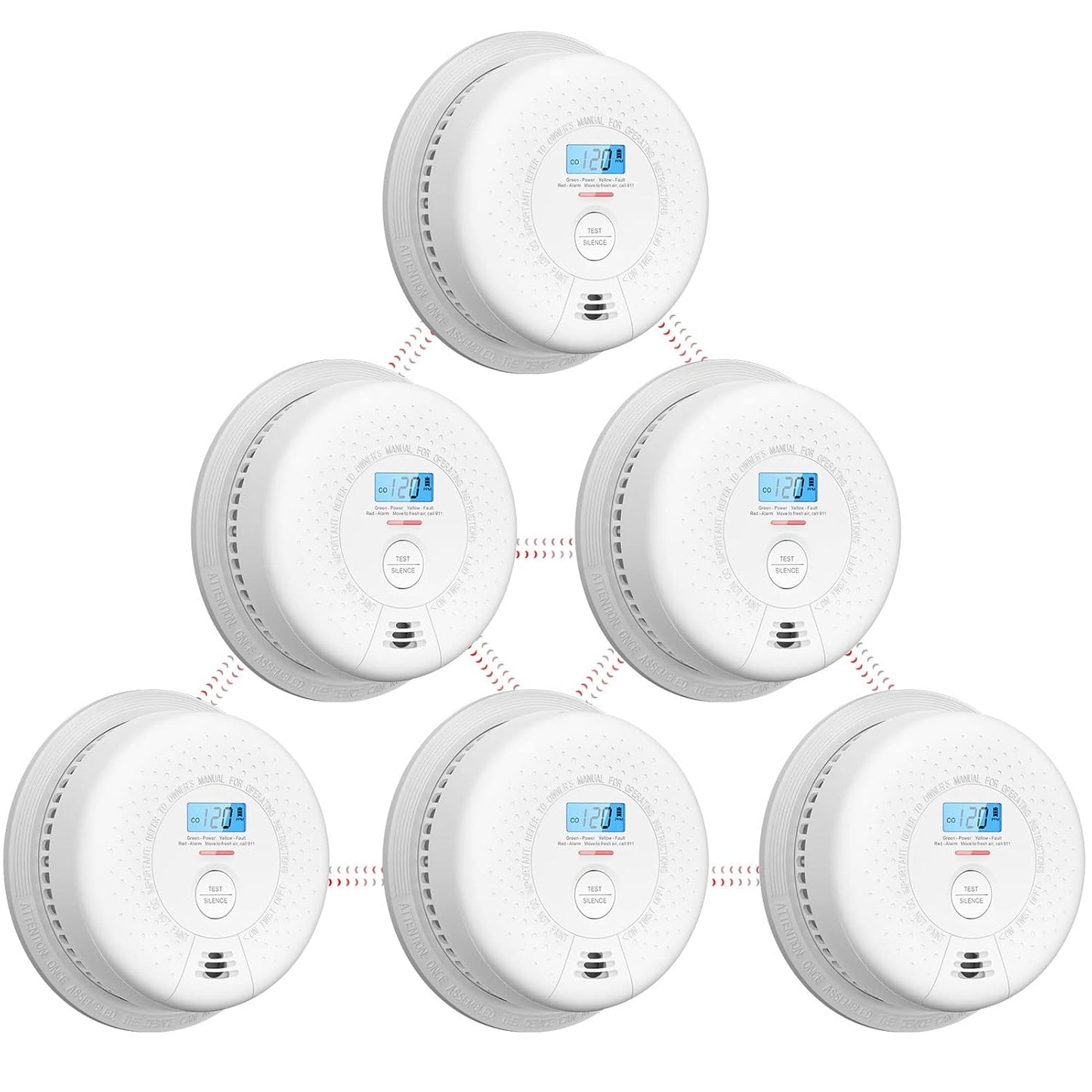 X-Sense Smoke and Carbon Monoxide Detector Combo for Safety