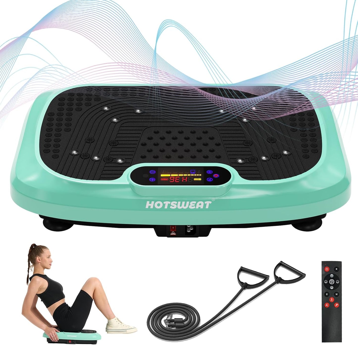 HOTSWEAT Vibration Plate: Max Lymphatic Drainage