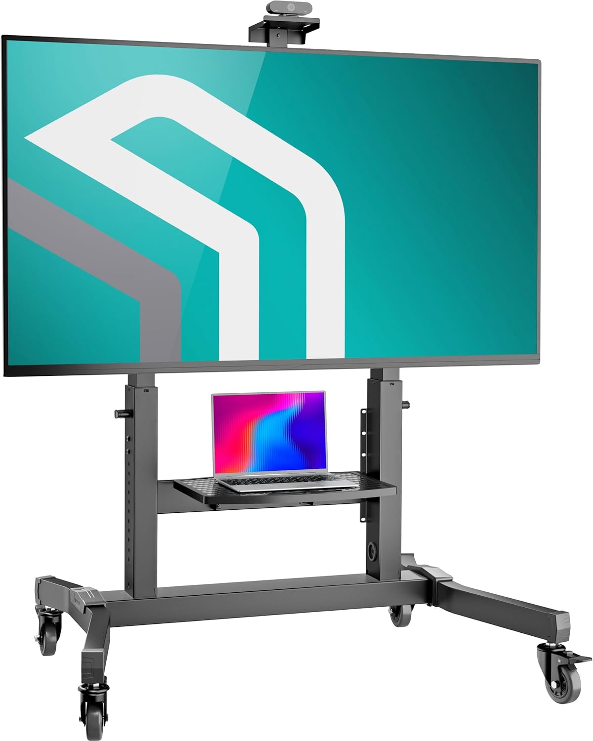 ONKRON Mobile TV Stand for 50-100 Inch TVs, Heavy Duty Design