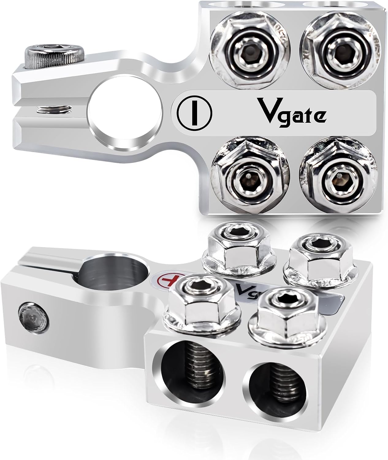 Vgate 8-Way Lead Acid Battery Terminal Connector for SAE/DIN