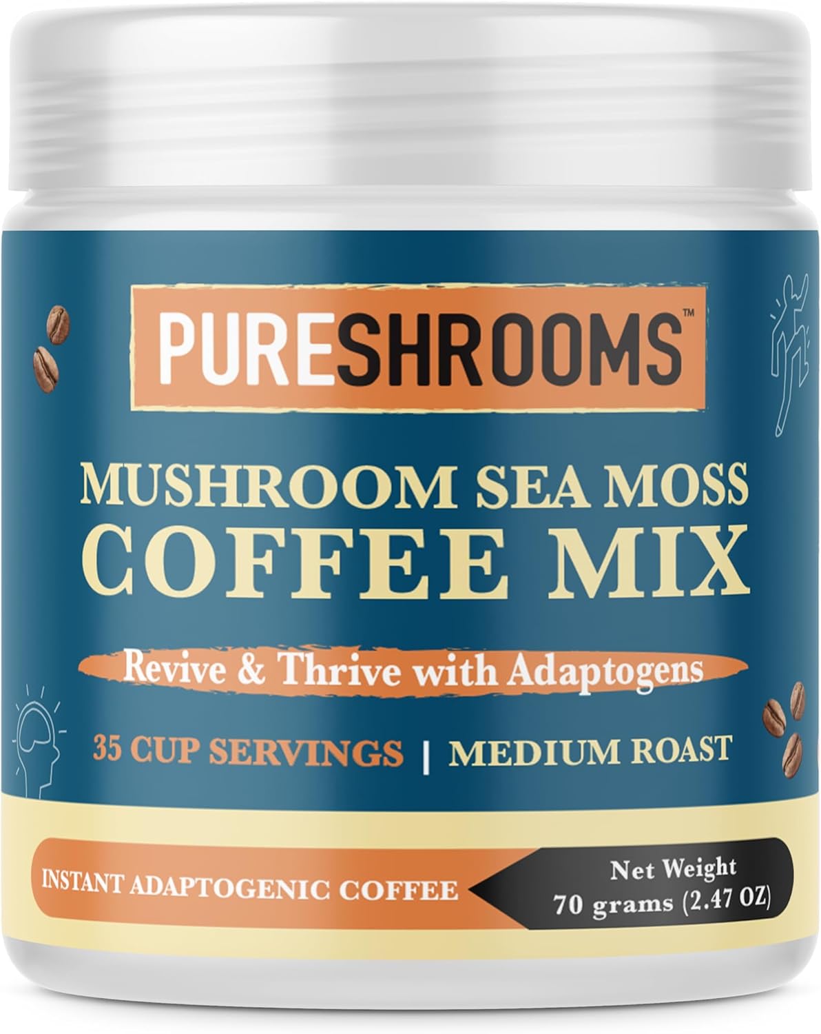 Organic Sea Moss Mushroom Coffee - Immunity Boost!
