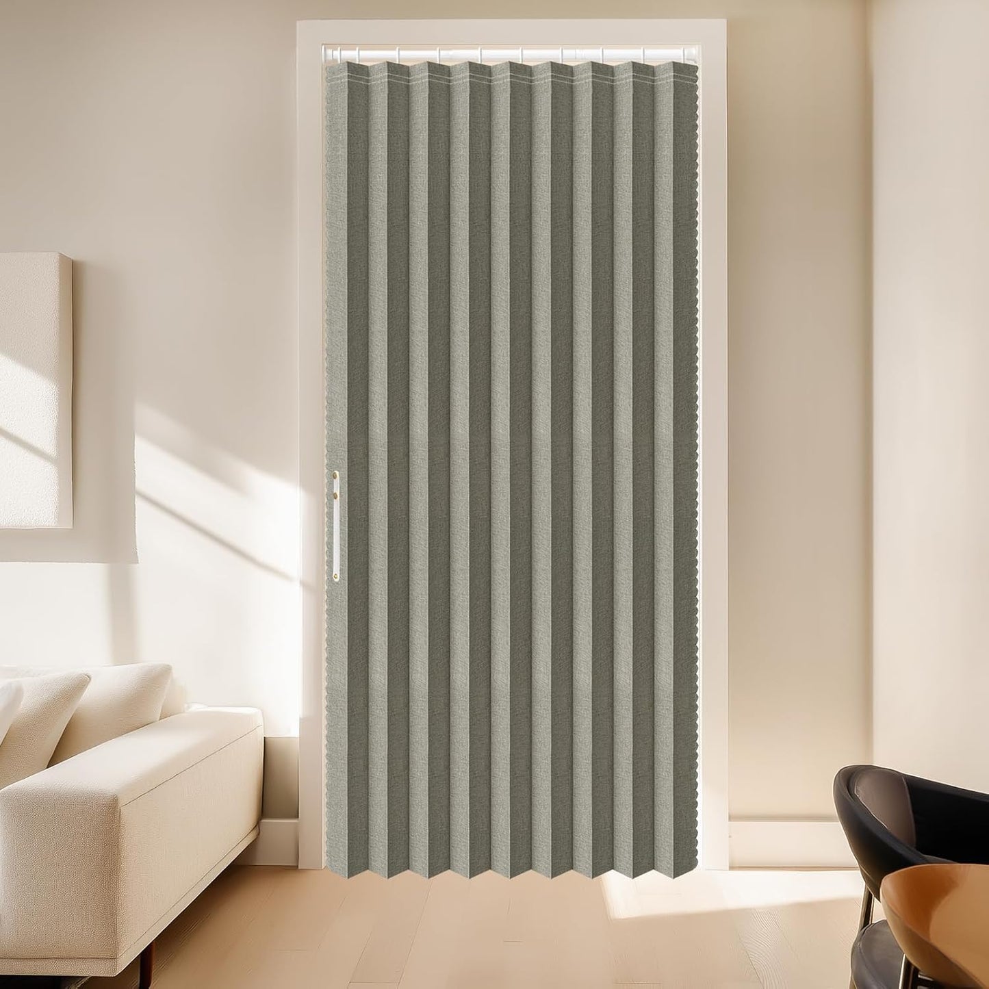 AJAZZ 100% Blackout Accordion Doors for Stylish Home Decor