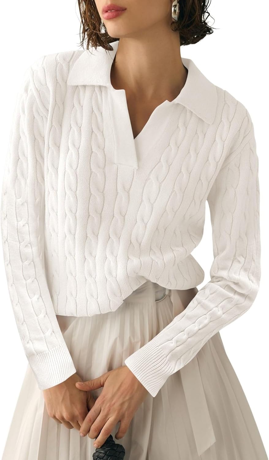 Micoson Womens Fall Long Sleeve Sweaters for Stylish Comfort