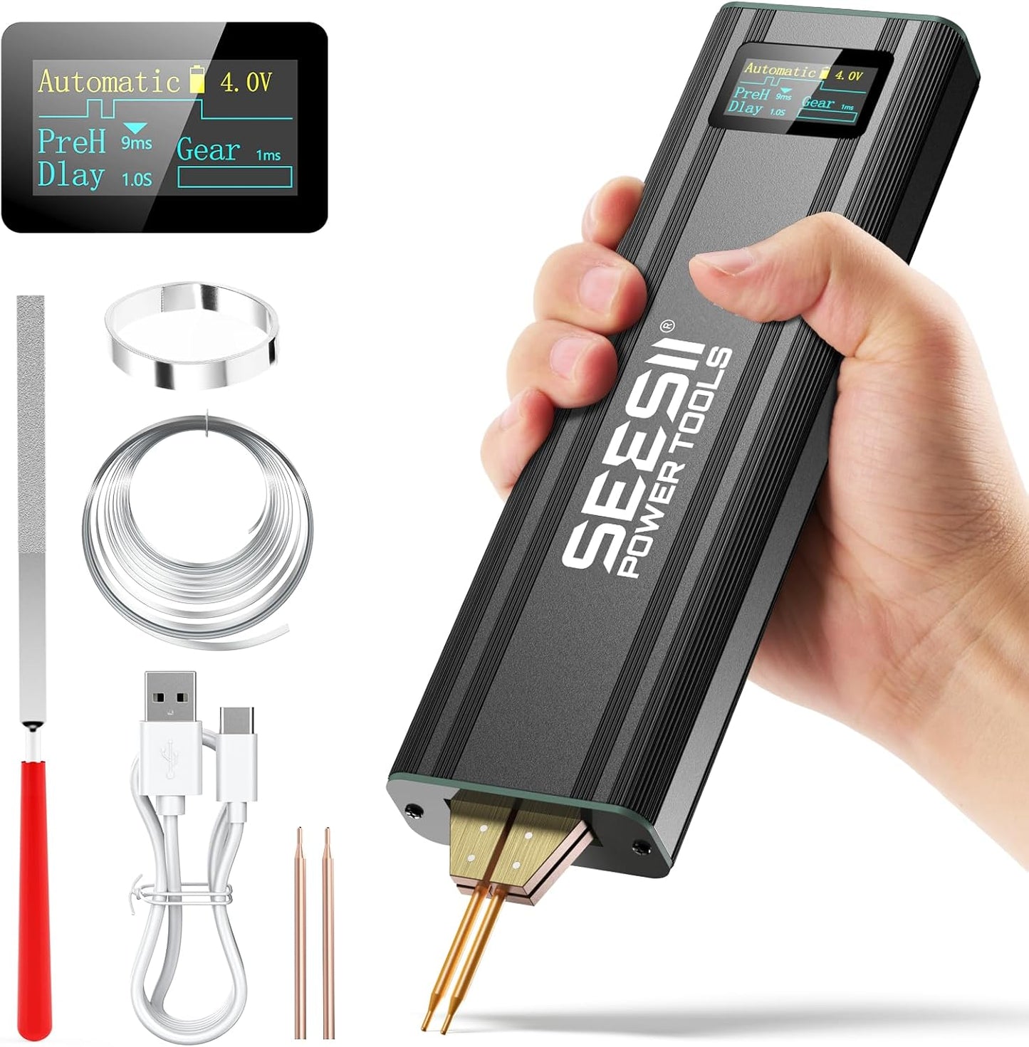 SEESII Battery Spot Welder for Lithium Batteries and More