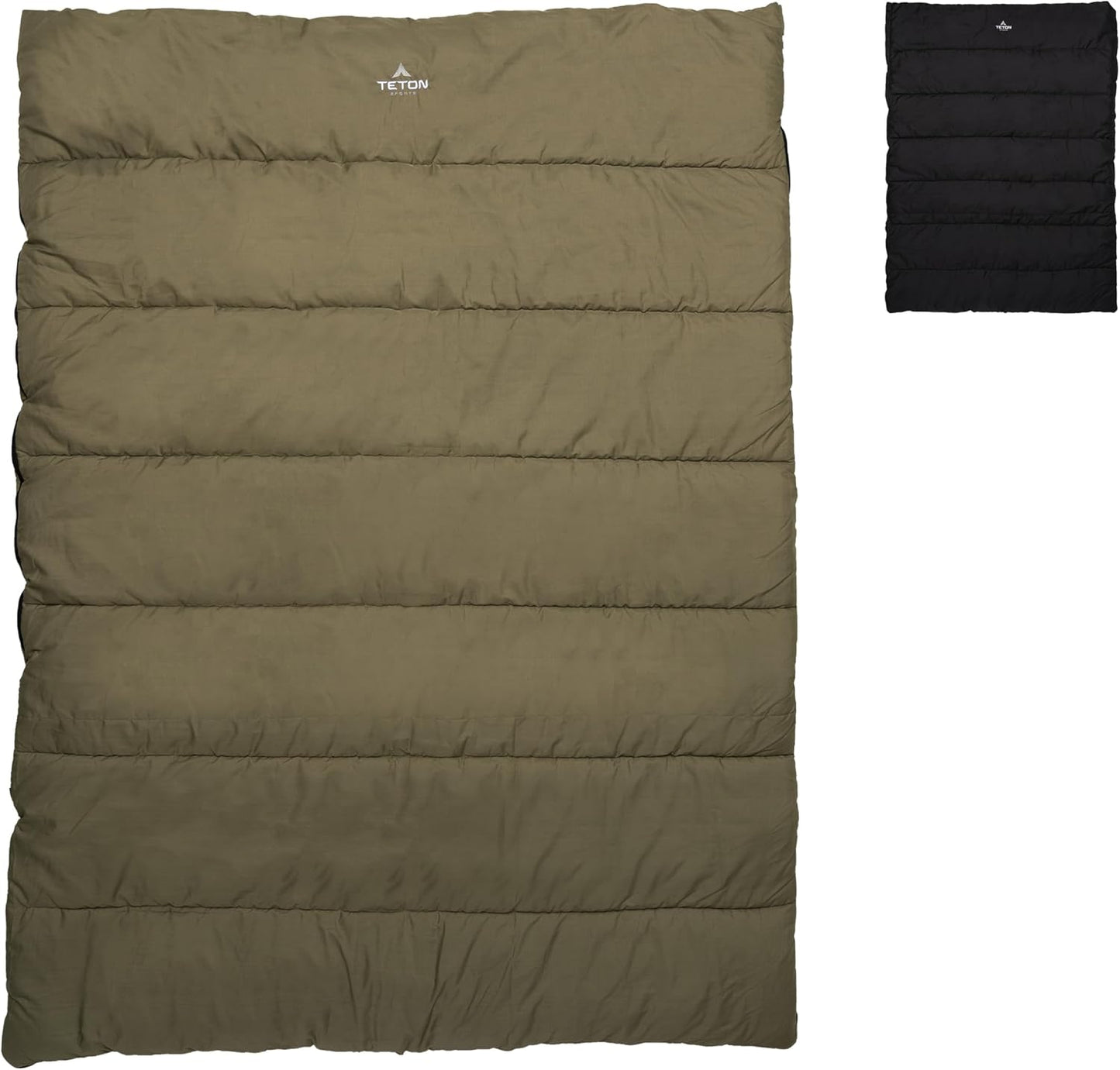 Teton Evergreen Sleeping Bag for Cozy Warmth and Spacious Fit