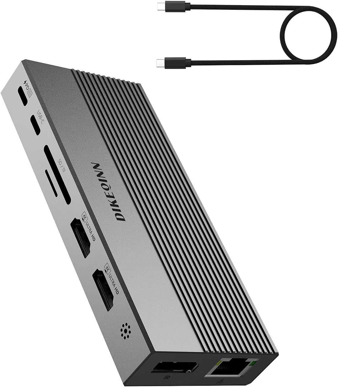 13-in-1 USB C Docking Station for Triple 4K Display Setup