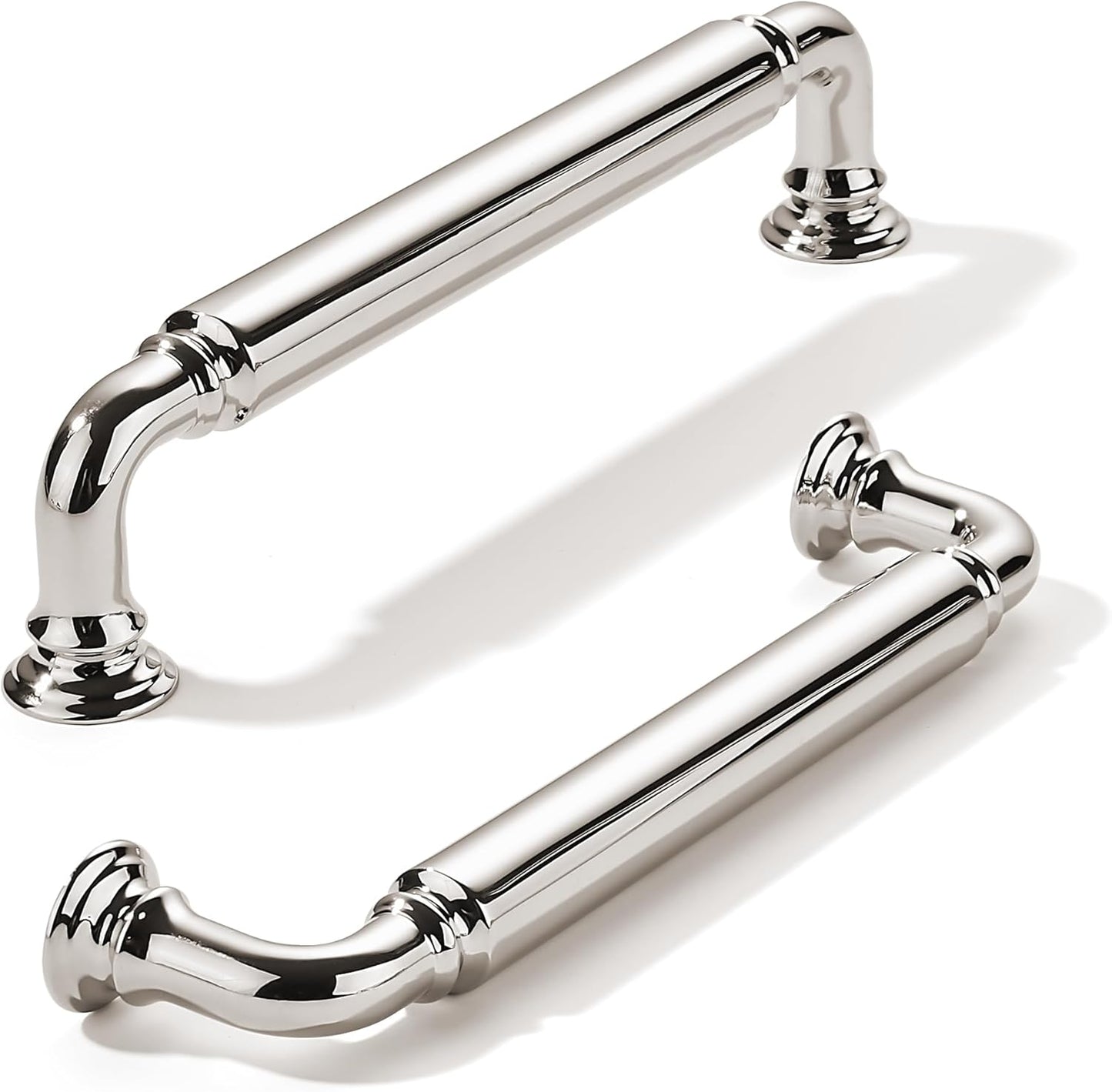 Polished Nickel Heavy-Duty Cabinet Pulls for Kitchen and Bath