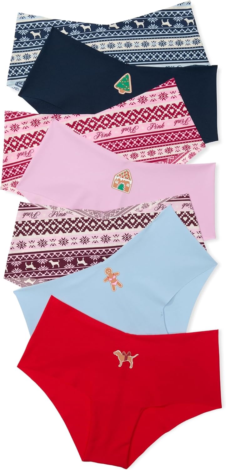 Victoria's Secret PINK No Show Cheekster Panty Pack for Women