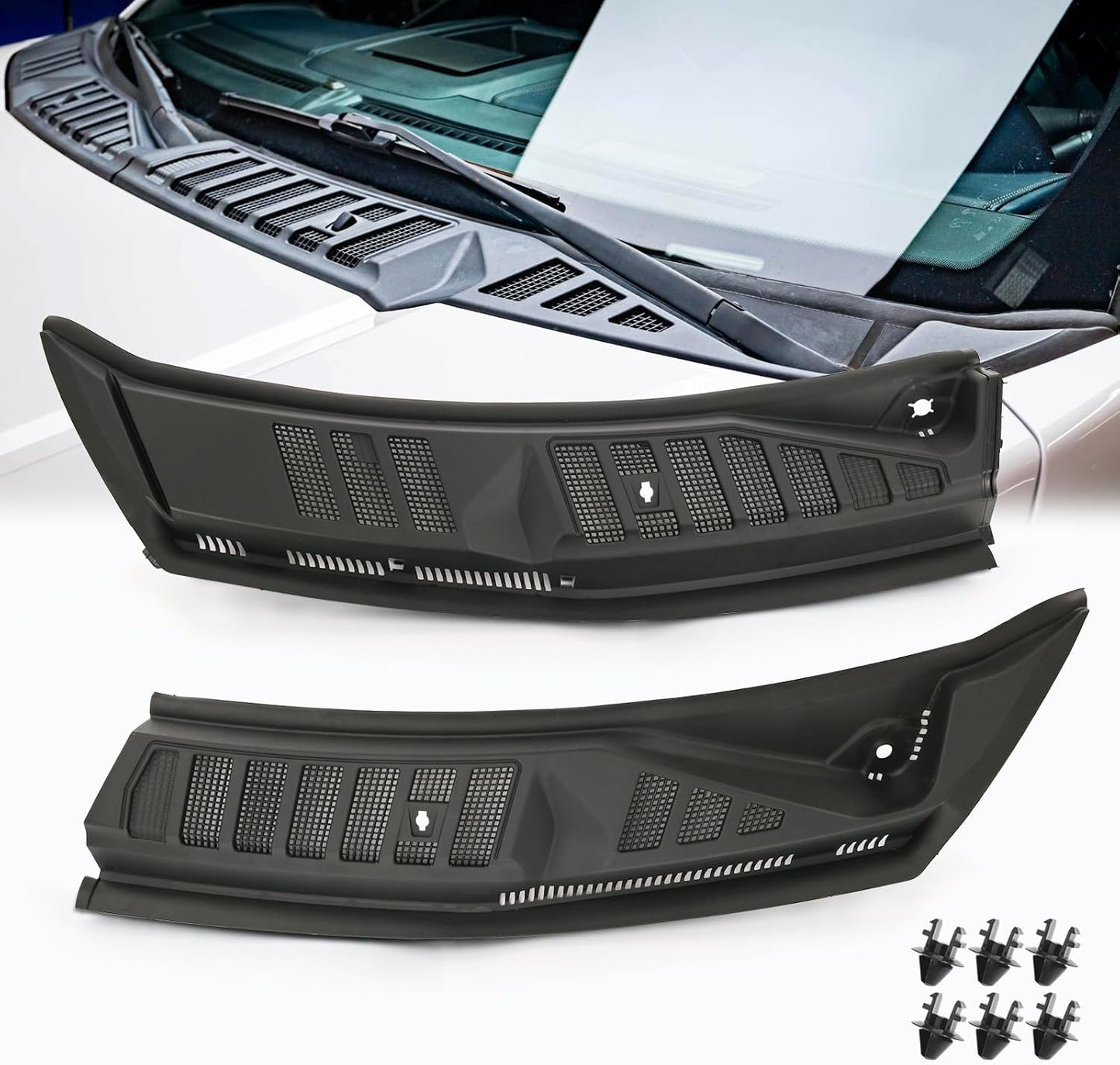 Windshield Wiper Cowl Cover Panel for 2015-2020 Ford F150