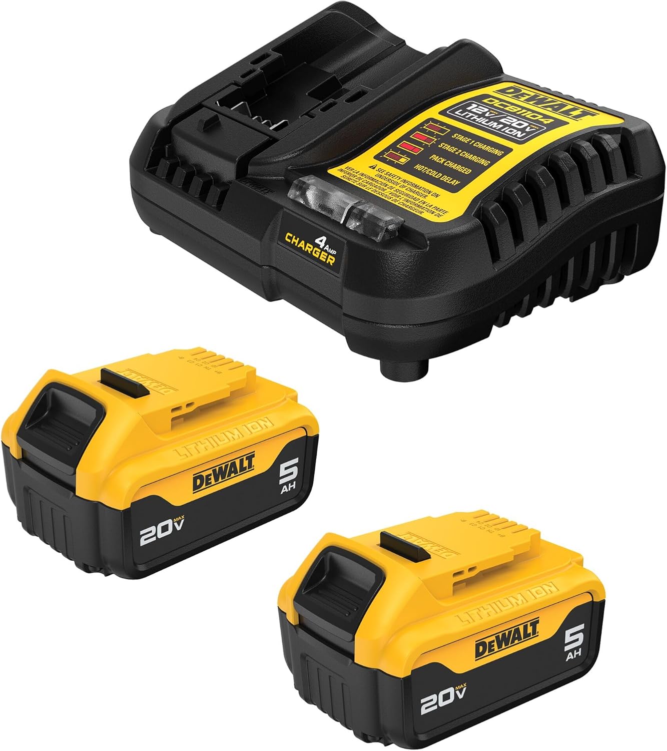 Dewalt 20V Battery 2-Pack & Charger - Power Up Your Tools!
