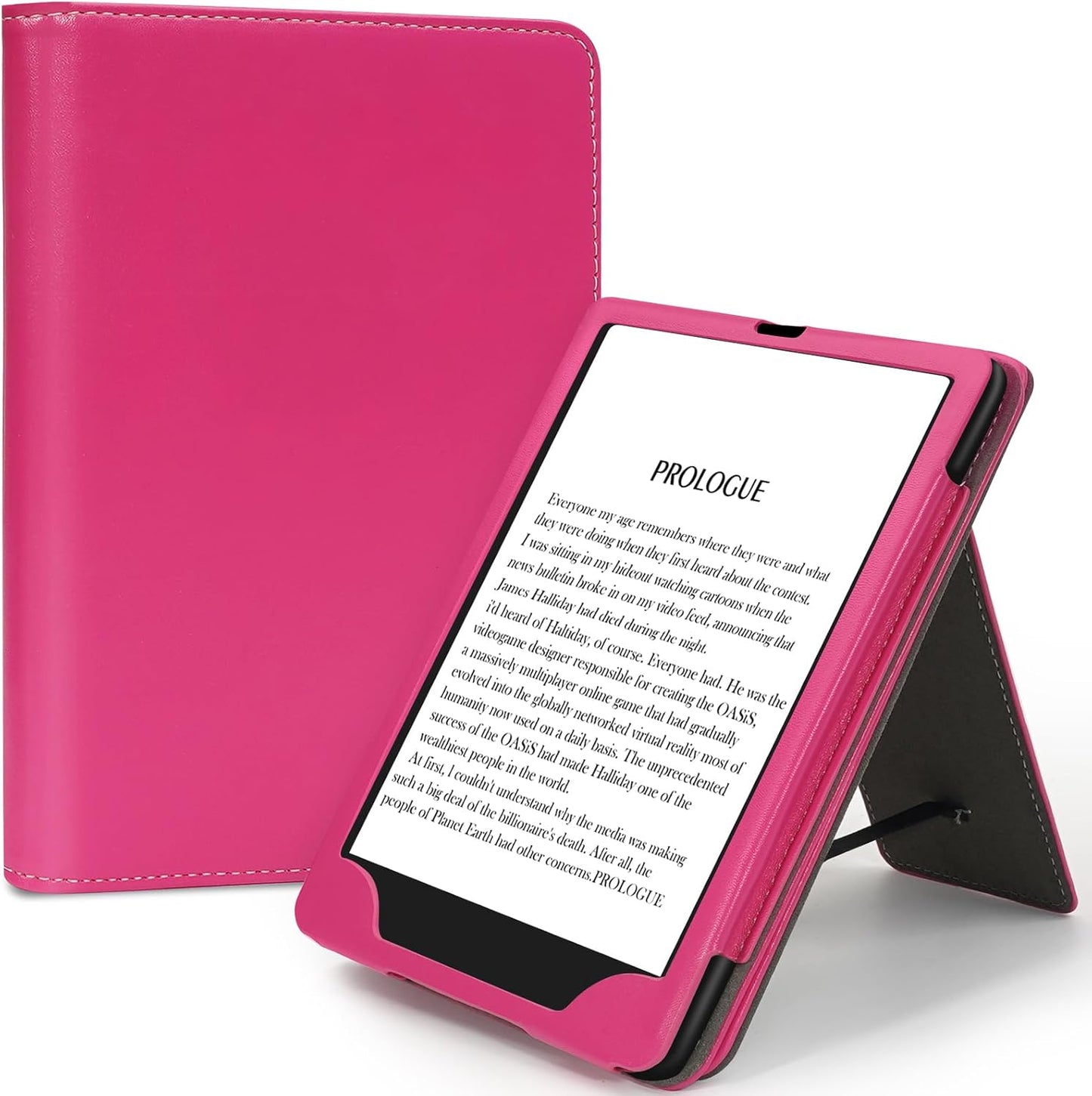 Slim Case for 7in Kindle Paperwhite with Hand Strap and Stand