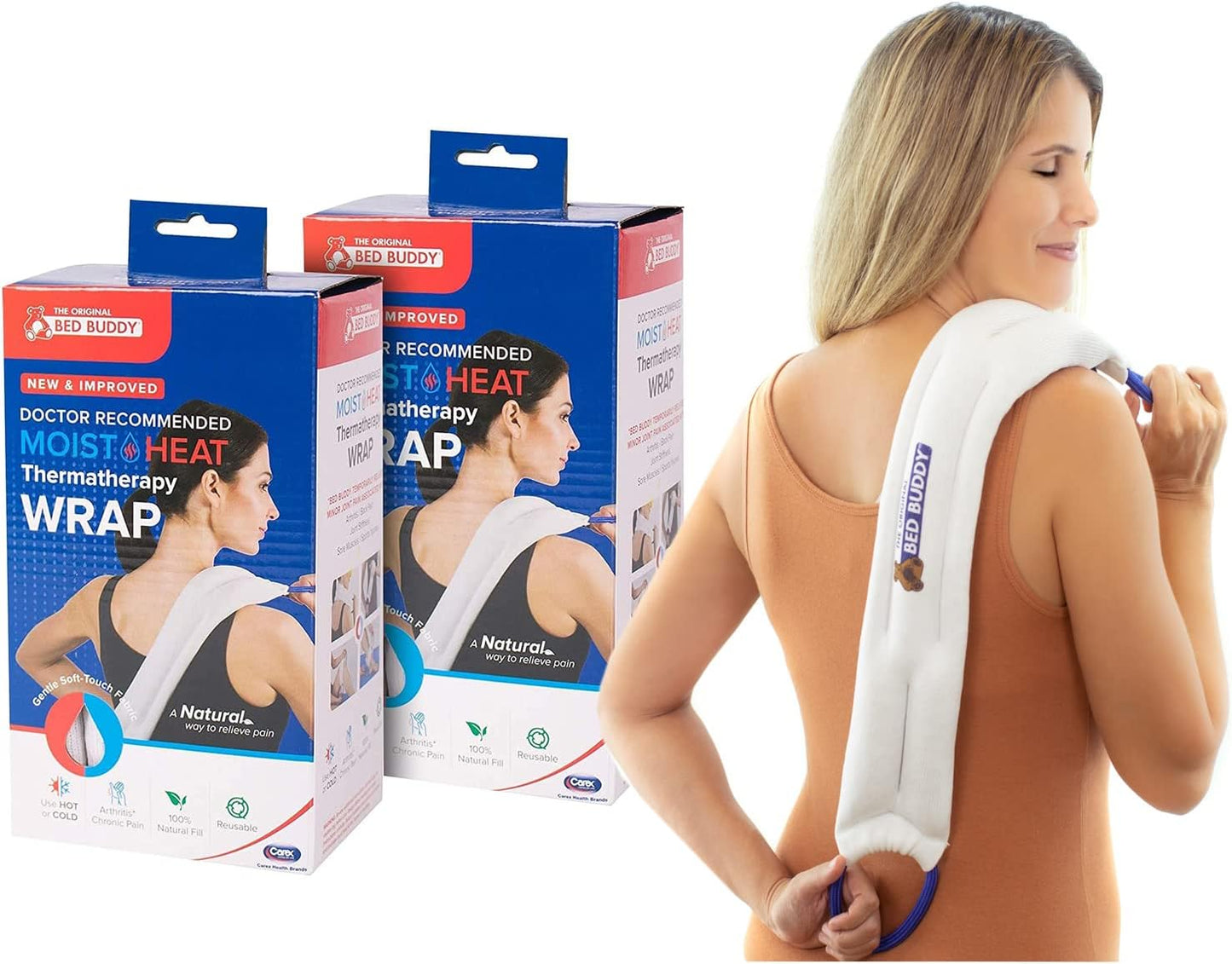 Carex Bed Buddy Combo - Soothing Heat & Cool Relief
