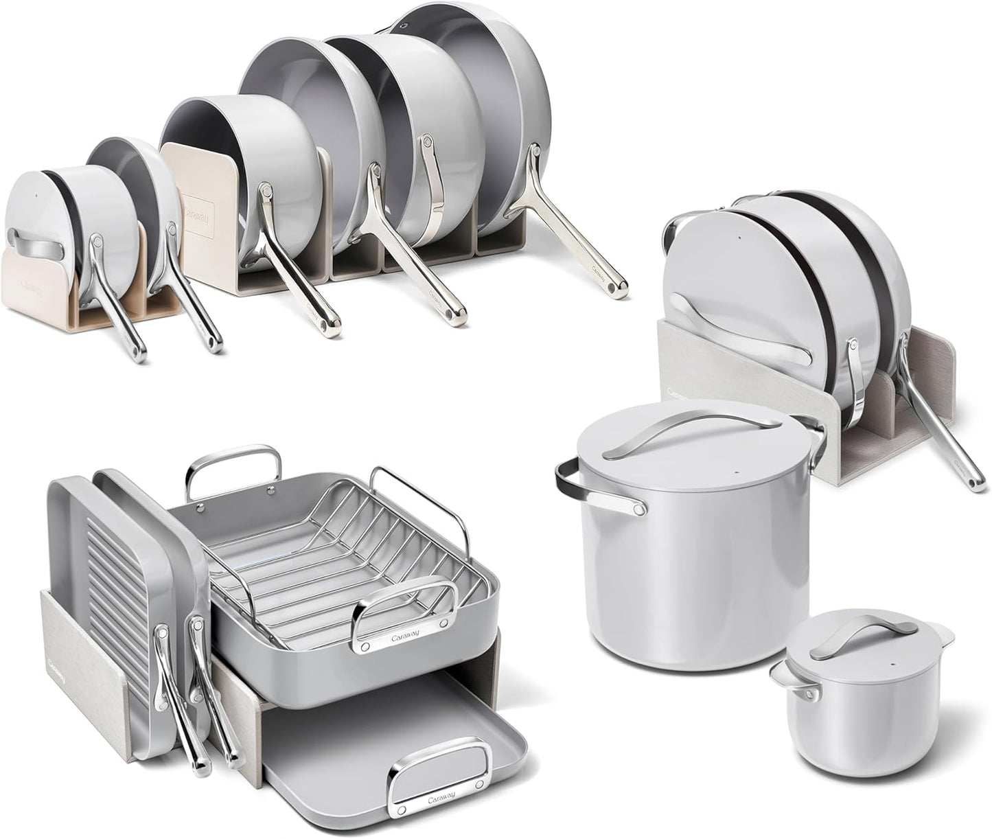 Caraway 31-Piece Ceramic Cookware Bundle for Every Kitchen
