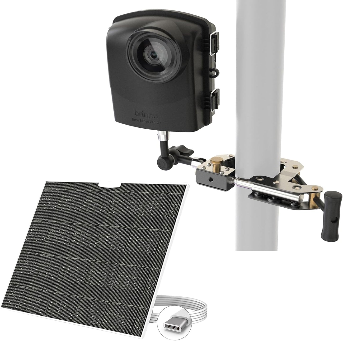 Brinno BCC2000 Plus Time Lapse Camera and Solar Panel Kit