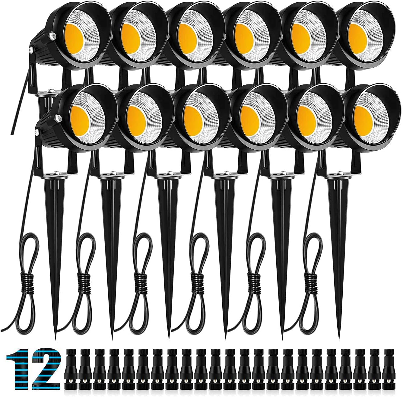 10W Landscape Lighting by ZUCKEO - Super Bright LED Spotlights