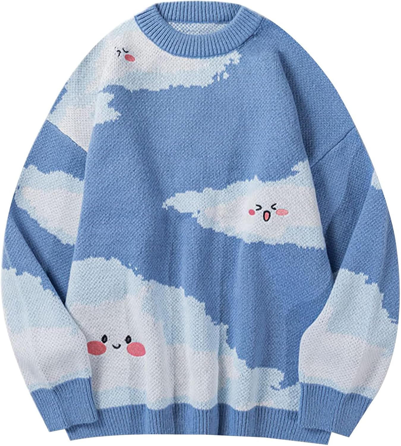 Yimoon Men Oversized Sweater Graphic Cable Knit Jumper Review