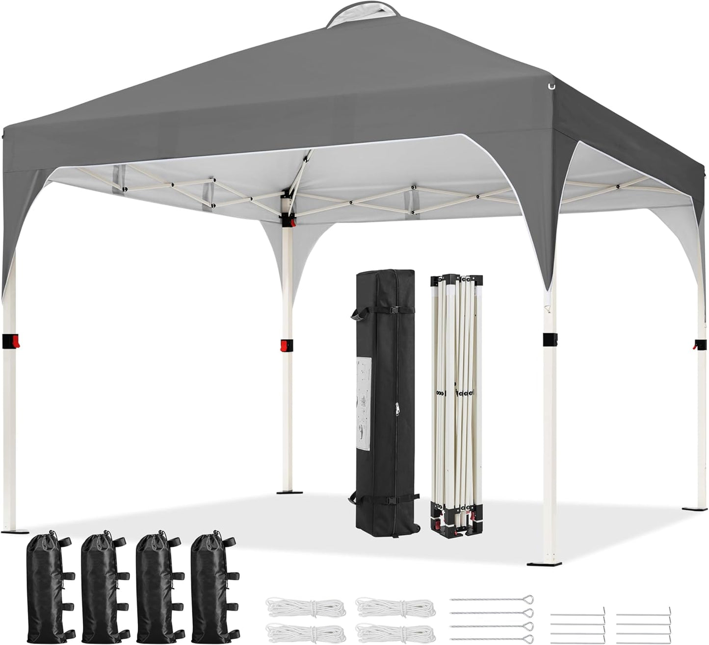 10x10 Pop Up Canopy Tent with Vent for Outdoor Events