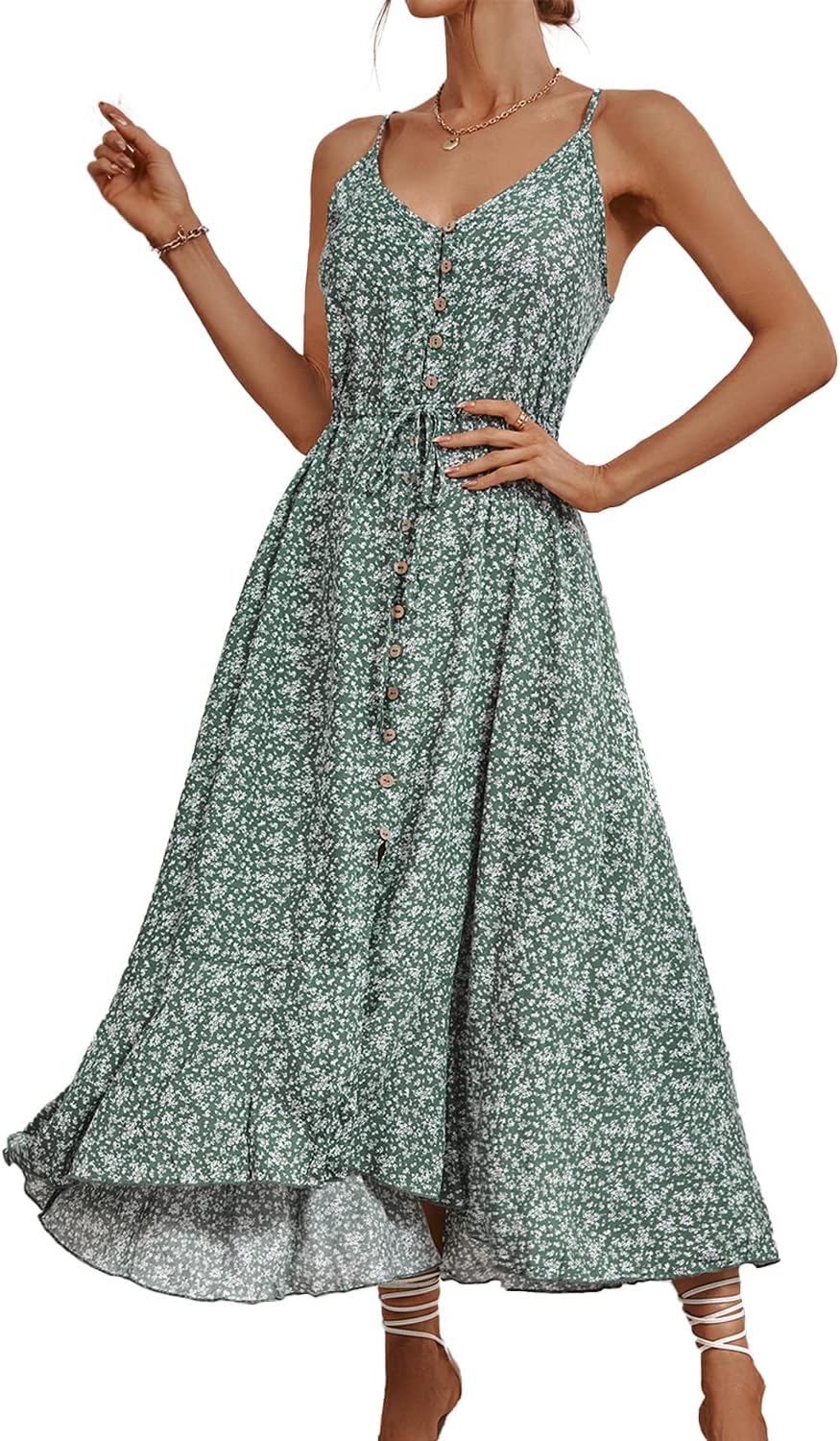 Brovave Women's Casual Boho Sundress for Summer Fun