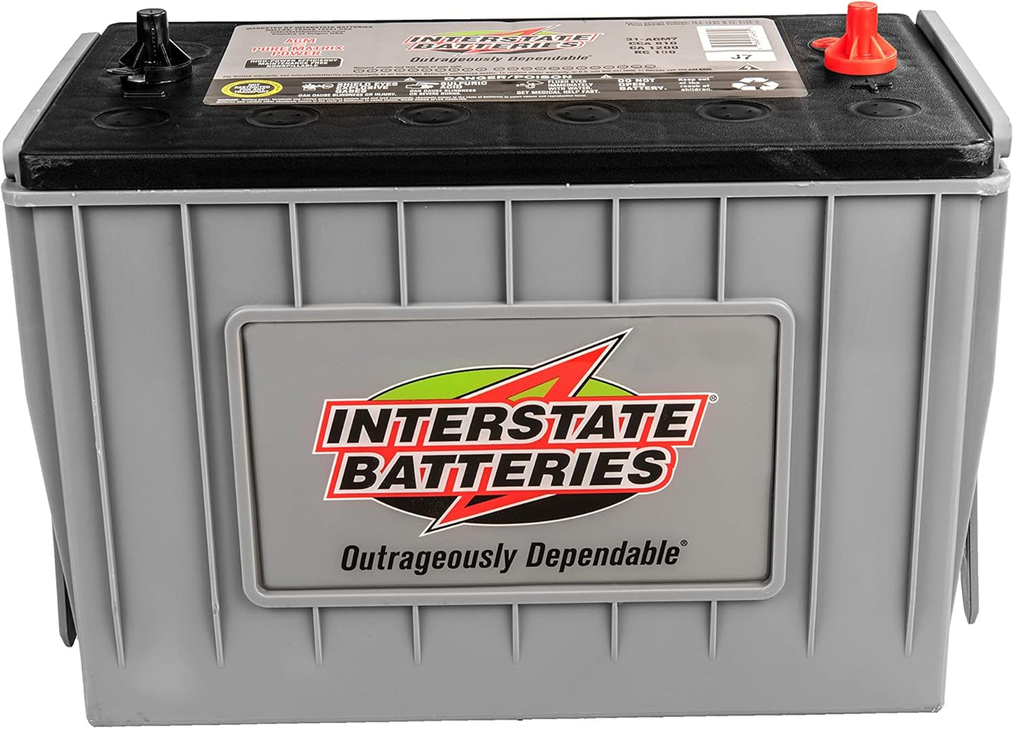 Interstate Batteries Heavy Duty Marine Deep Cycle Battery 12V 100Ah
