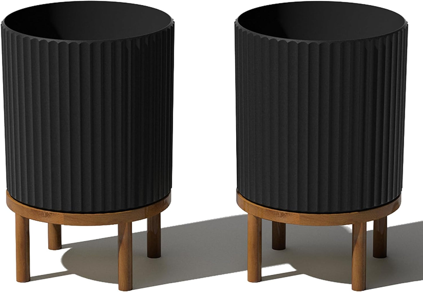 Veradek Demi Series Round Planter with Stand for Modern Decor