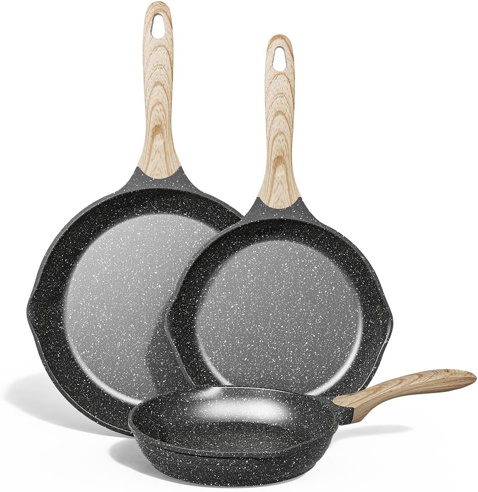 JEETEE Nonstick Frying Pans Set for Healthy Cooking Needs