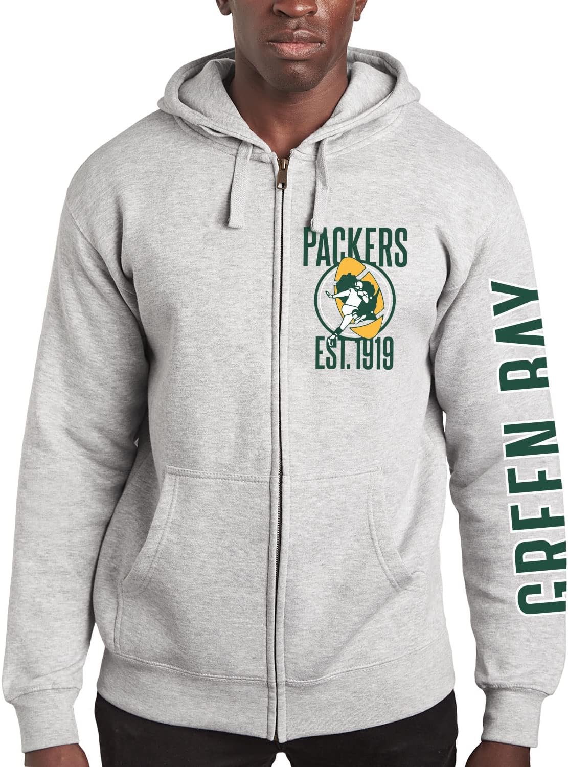 NFL MVP Zip Hoodie - Unisex Adult Hooded Sweatshirt for Fans