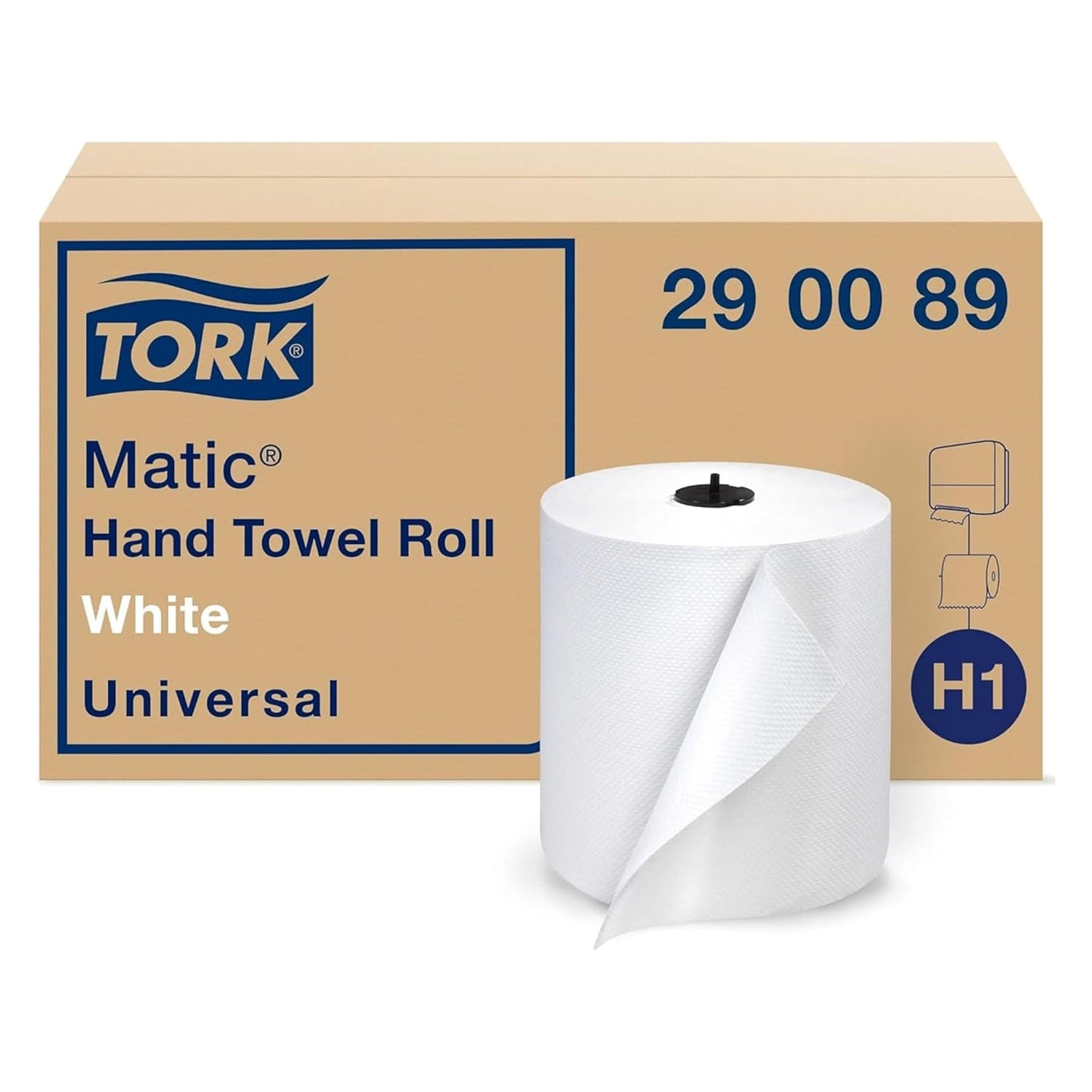 Tork Matic Paper Hand Towel Roll White - 100% Recycled Fiber