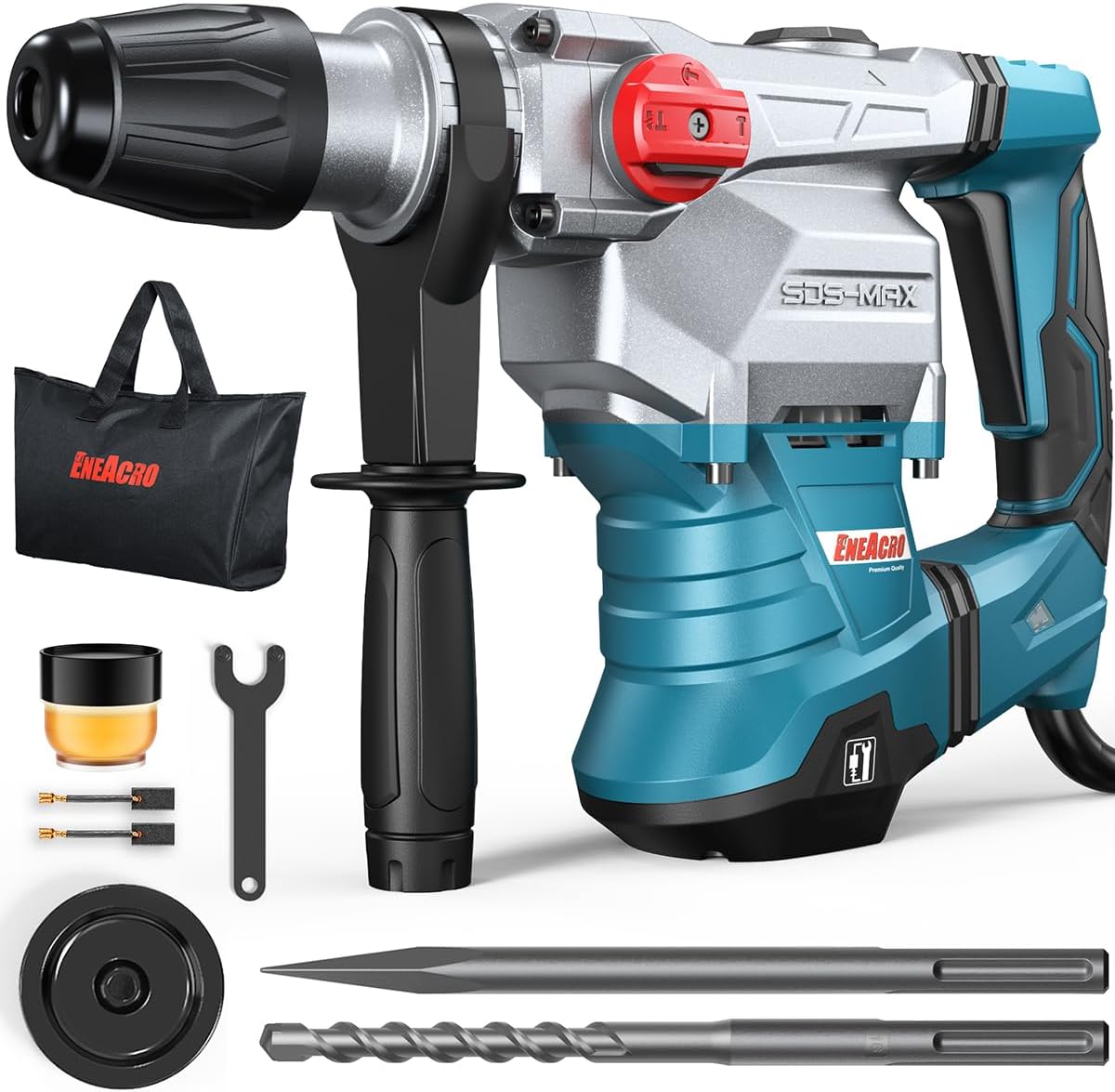 ENEACRO SDS-Max Heavy-Duty Rotary Hammer Drill for Professionals
